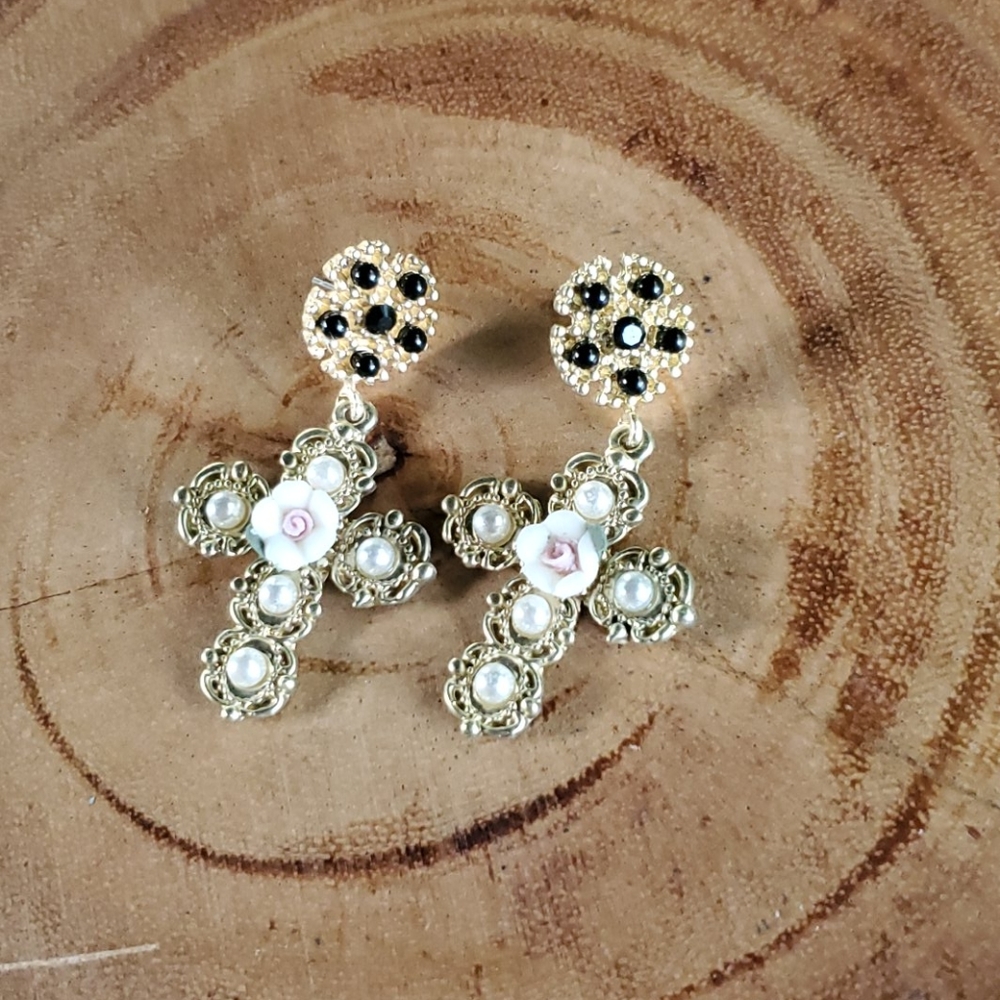 Cross Earrings